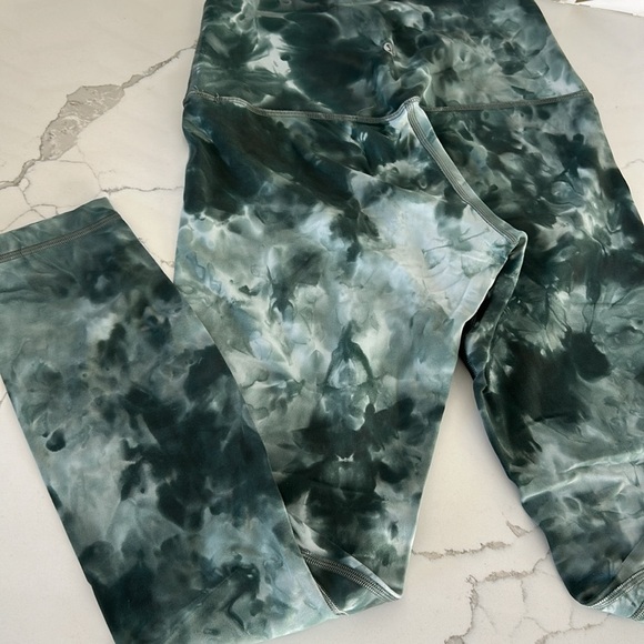 Lululemon Align High-Rise Leggings 25" Diamond Dye Starlight Smoked Spruce 6 - Picture 8 of 12